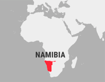 Map Namibia
